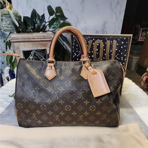 Louis Vuitton Speedy 35 Monogram Doctor Style Handbag (AA2008